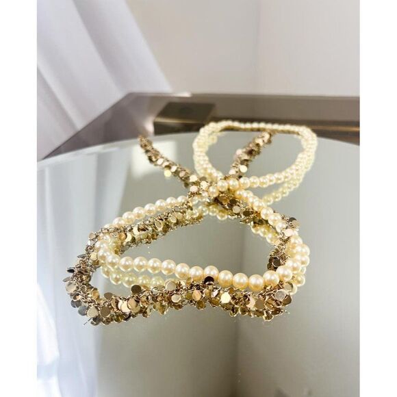 GIANVITO ROSSI Adjustable Gold Charm Necklace - Picture 2 of 6